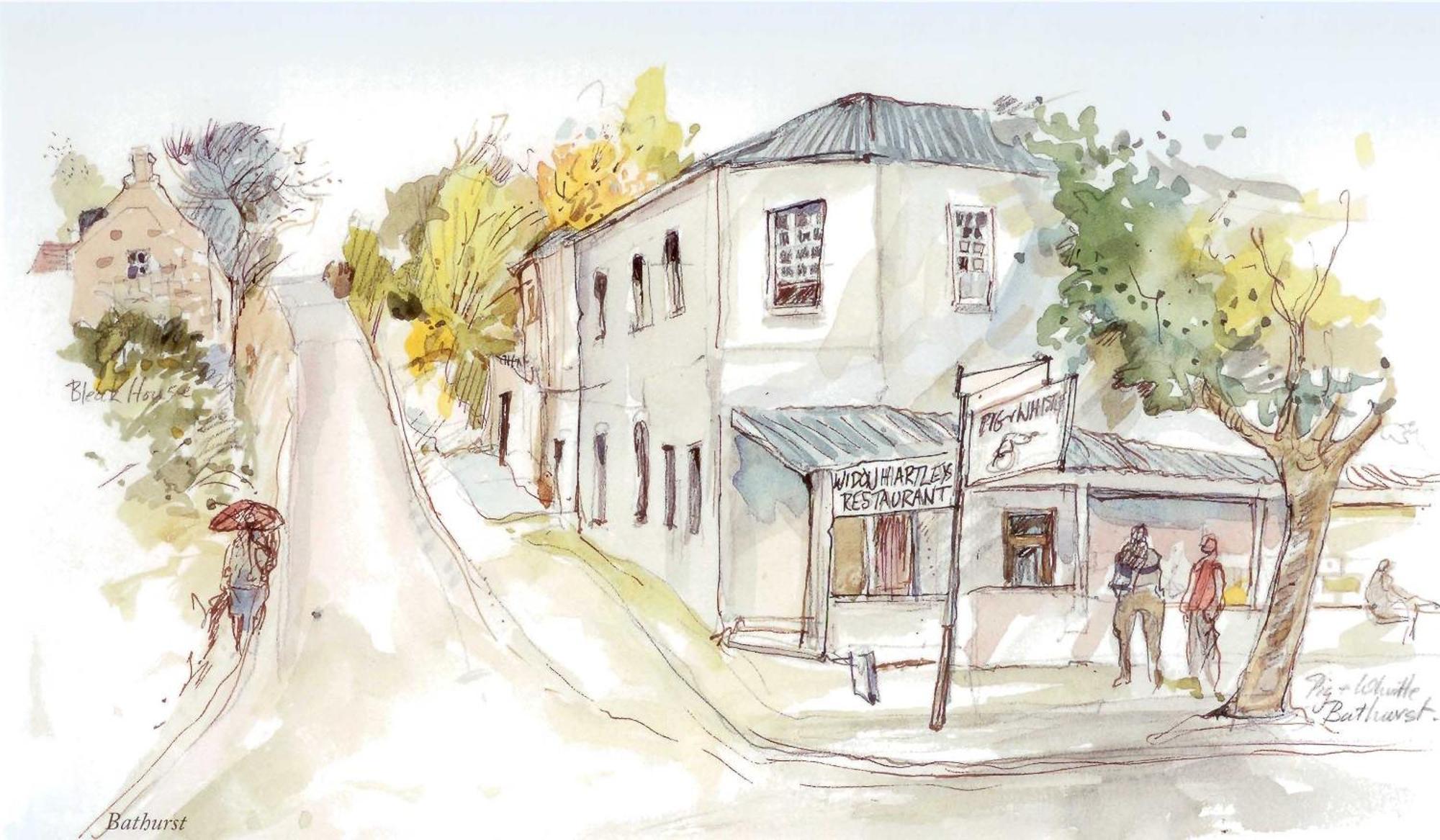 The Historic Pig And Whistle Inn Bathurst Exteriér fotografie